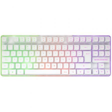 Mars Gaming Combo Gaming Inalámbrico 3 en 1 MCPWTKL con Teclado TKL, Ratón 3200 DPI y Alfombrilla